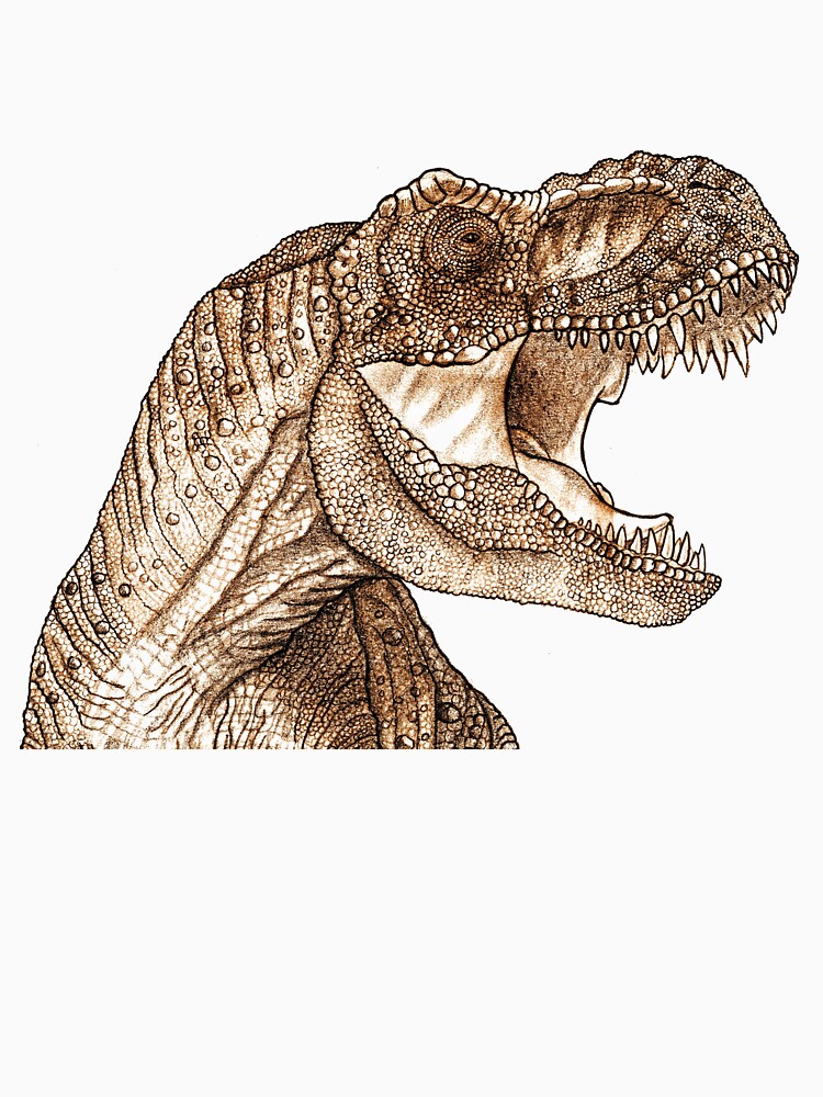 bull t rex drawing