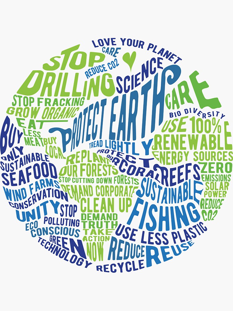 Protect Earth - Word Bubble by WordBubble