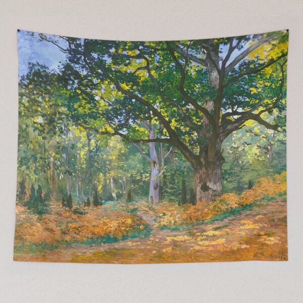 Item preview, CLAUDE MONET HD - The Bodmer Oak, Fontainebleau Forest (1865) designed and sold by Go Logo Designs.
