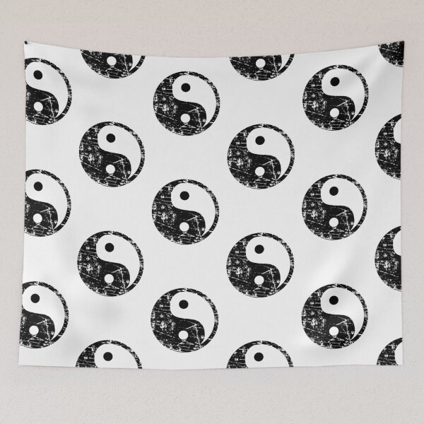 Item preview, Grunge Ying Yang designed and sold by MellowGroove.
