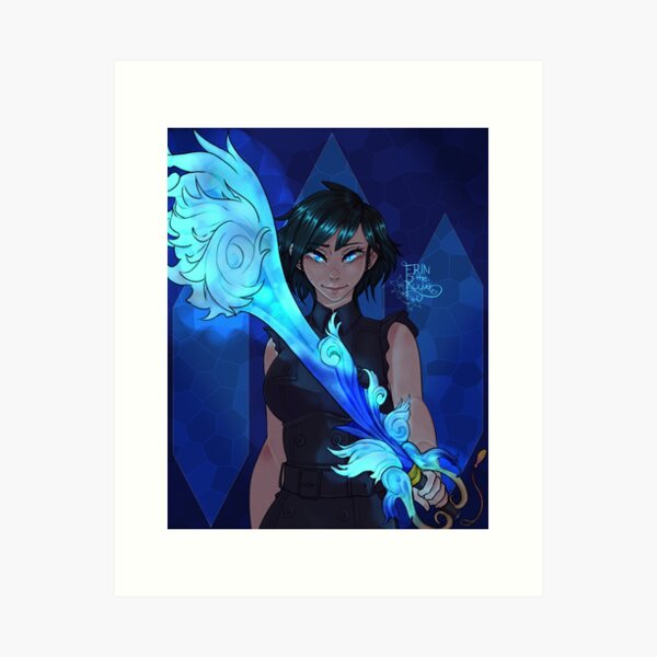 Vista previa del artículo con la obra «Xion, portador de la llave espada», diseñado y vendido por Erin-the-Rogue.