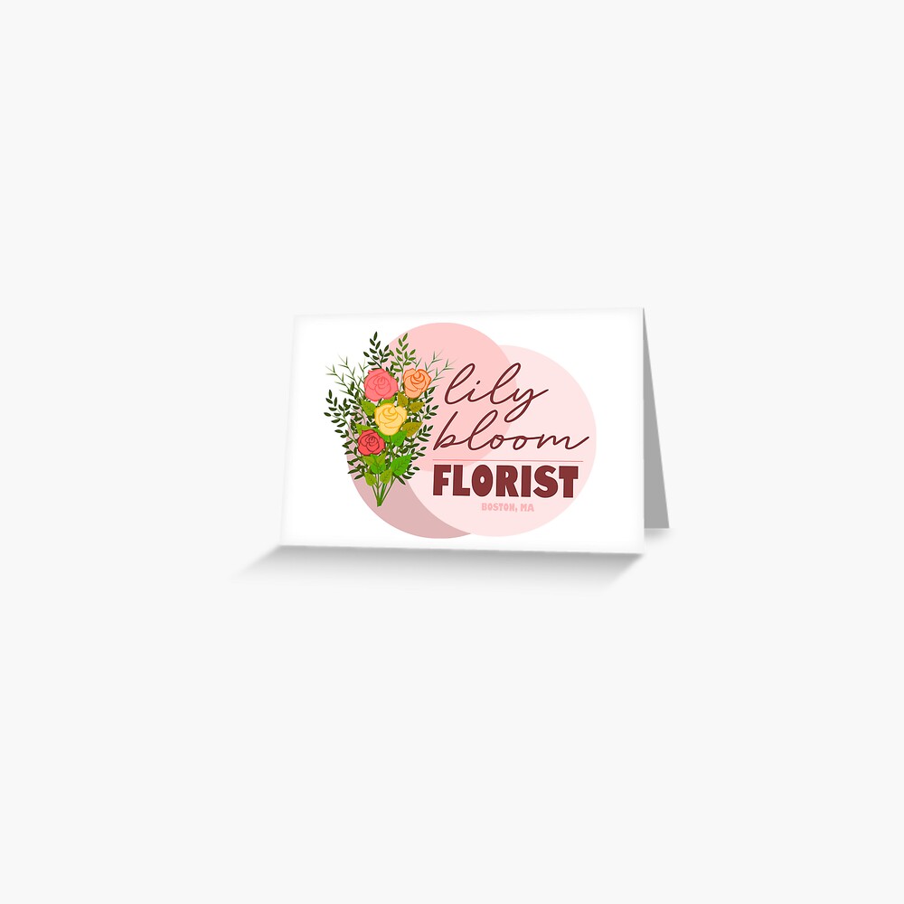 "lily bloom florist it ends with us {colleen hoover}" Greeting Card