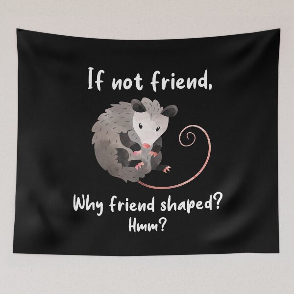 Item preview, Opossum Friend Shaped designed and sold by Clara Hollins.