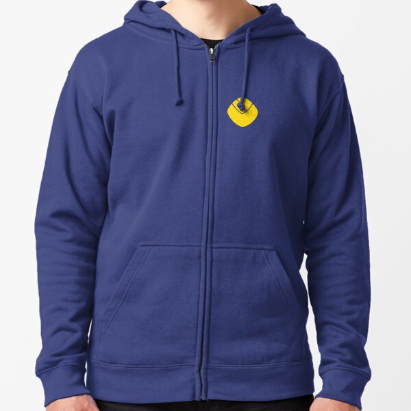 RETRO LEEDS YELLOW Zipped Hoodie