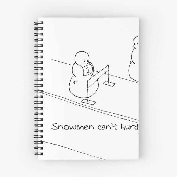 Item preview, Snowmen Can't Hurdle designed and sold by Geoffofthenorth.