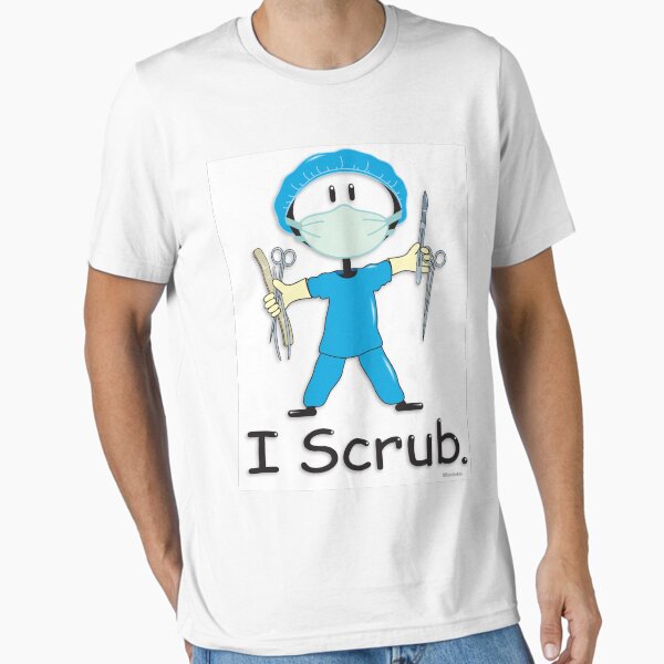 Item preview, I Scrub Surgical Technologist Stick Figure designed and sold by Heidi Haakenson.