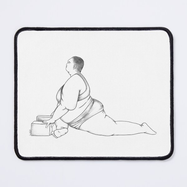 Item preview, अर्ध कपोतासन- Ardha Kapotasana designed and sold by Pastelove.