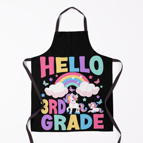 Item preview, Hello 3rd Grade Unicorn Rainbow Back To School Teacher T-shirt designed and sold by KGN  CREATIVITY.