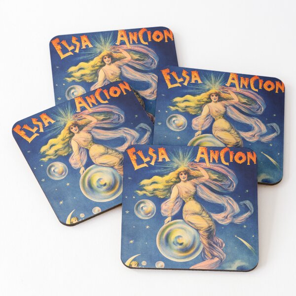 Item preview, ELSA ANCION Theater Magic Musique Dancer Show Vintage Advertisement Poster designed and sold by retroposters.