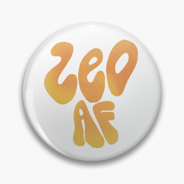 Item preview, Leo AF Zodiac Sign Gradient Letters designed and sold by isamii.