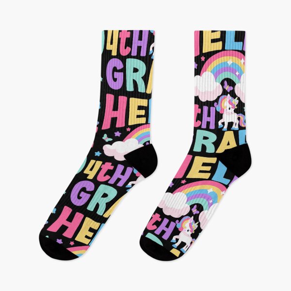 Item preview, Hello 4th Grade Unicorn Rainbow Back To School Teacher T-shirt designed and sold by KGN  CREATIVITY.