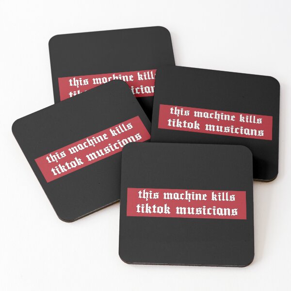 Item preview, this machine kills tiktok musicians bumper sticker designed and sold by kotonok0.