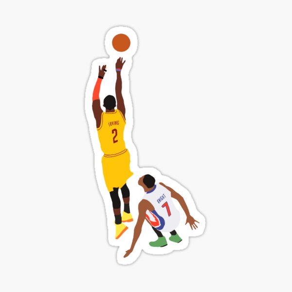 Item preview, Kyrie Irving Shot Over Brandon Knight  designed and sold by RatTrapTees.