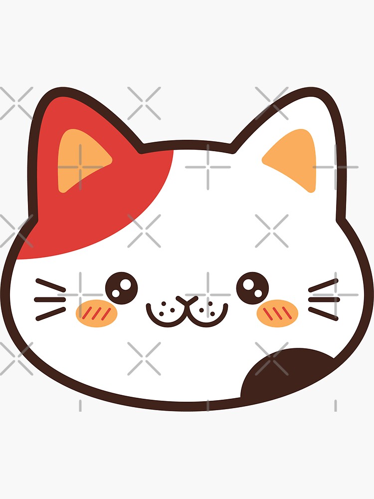 lovely cute Calico cat Squishmallow' Sticker