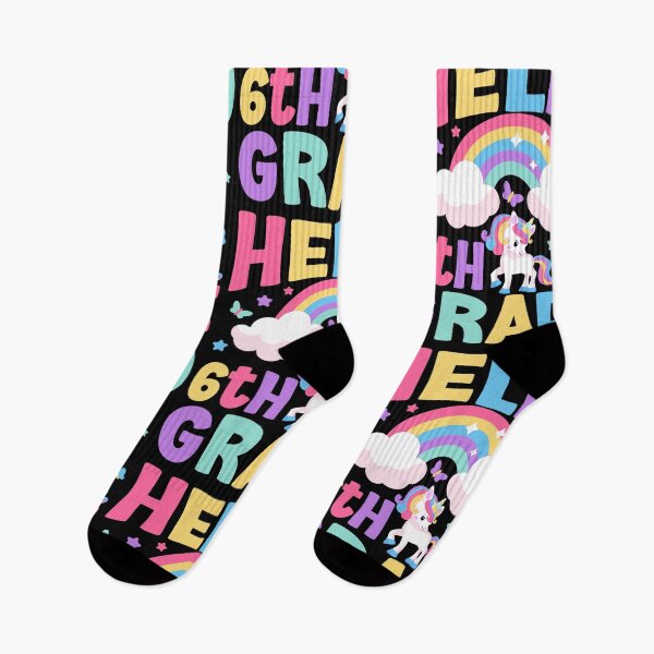 Item preview, Hello 6th Grade Unicorn Rainbow Back To School Teacher T-shirt designed and sold by KGN  CREATIVITY.