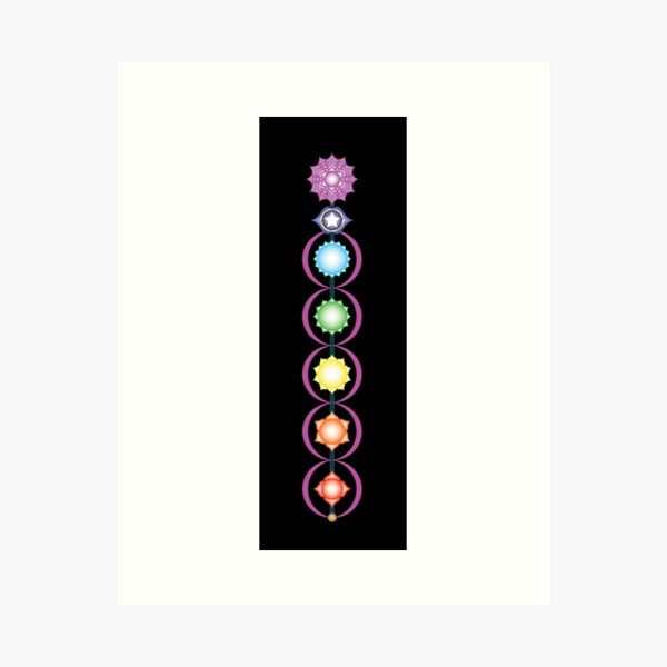 Item preview, Kriya Yoga - Ida, Pingala, Chakras, Sushumna designed and sold by InfinitePathArt.