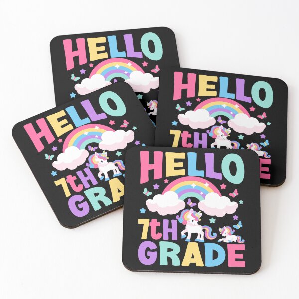 Item preview, Hello 7th Grade Unicorn Rainbow Back To School Teacher T-shirt designed and sold by KGN  CREATIVITY.