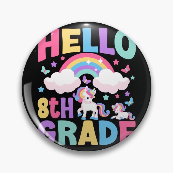Item preview, Hello 8th Grade Unicorn Rainbow Back To School Teacher T-shirt designed and sold by KGN  CREATIVITY.