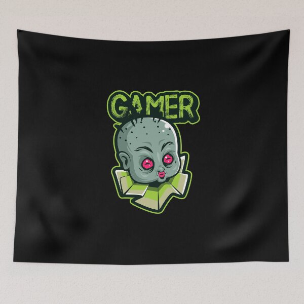 Item preview, Gamer with Scary Evil Character designed and sold by PRIVARSHU.