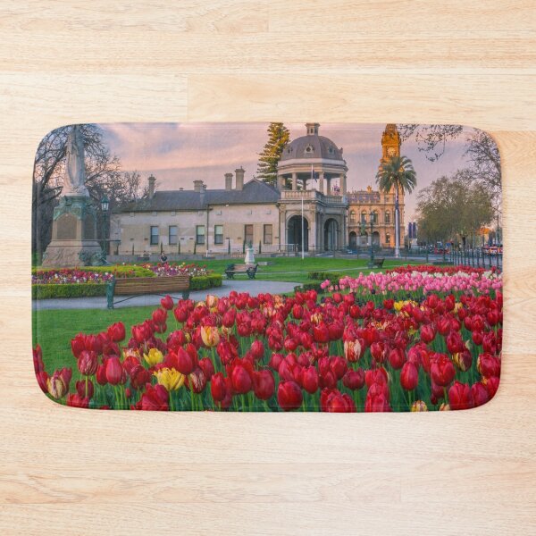 Item preview, Red Tulips in the Victorian Gardens designed and sold by Steven Jodoin.