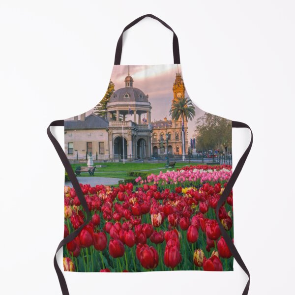 Item preview, Red Tulips in the Victorian Gardens designed and sold by Steven Jodoin.
