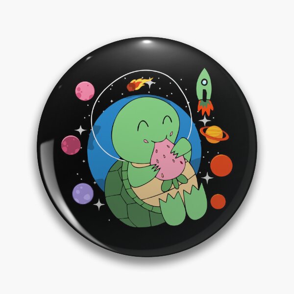 Item preview, Space turtle - Cartoon designed and sold by Dribesti.