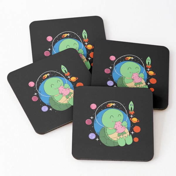 Item preview, Space turtle - Cartoon designed and sold by Dribesti.