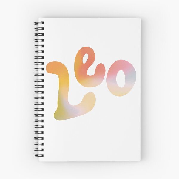 Item preview, Leo Zodiac Sign Gradient Letters designed and sold by isamii.