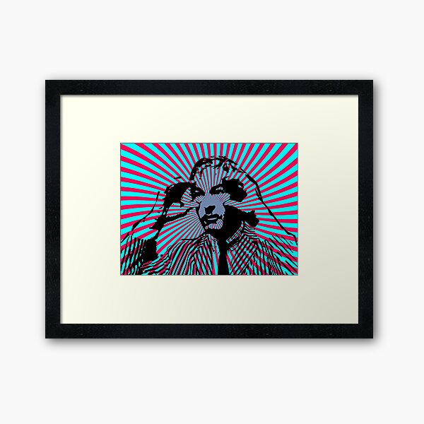 Timothy Leary- Open Your Eyes Framed Art Print