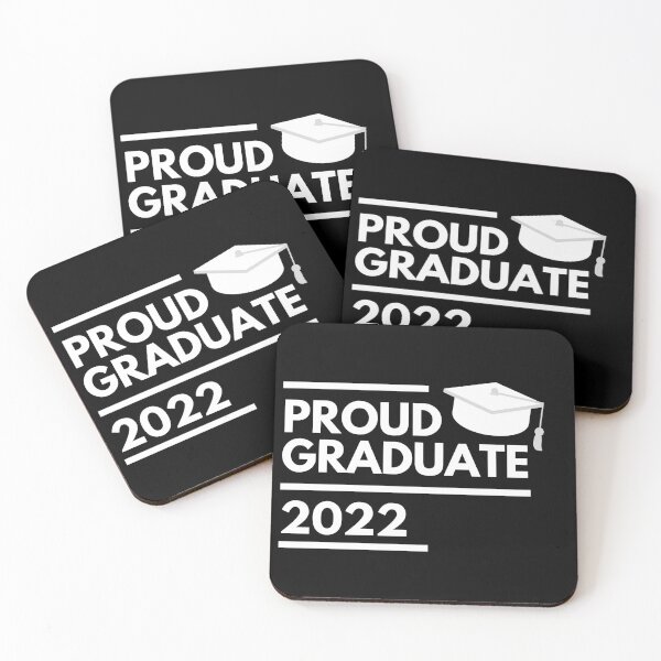 Item preview, Proud Graduate 2022. Simple Typography White Graduation 2022 Design with Graduation Cap. designed and sold by That Cheeky Tee.