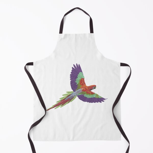 Item preview, Multicolor Parrot Embroidery designed and sold by Cre8iveSkill.