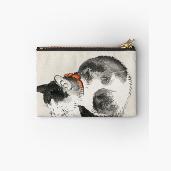 Item preview,  Sleeping cat by Kōno Bairei (1844-1895). Digitally enhanced by WatermarkNZ Press designed and sold by CristalleLisa.