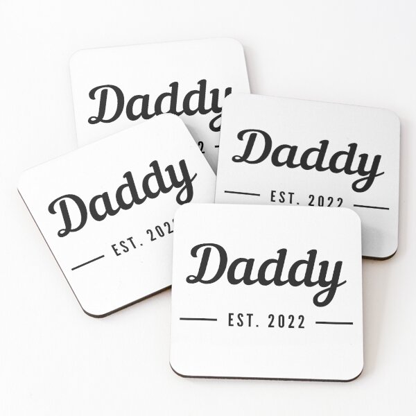 Item preview, Daddy EST. 2022. Simple Typography Design For The New Dad Or Dad To Be. designed and sold by That Cheeky Tee.