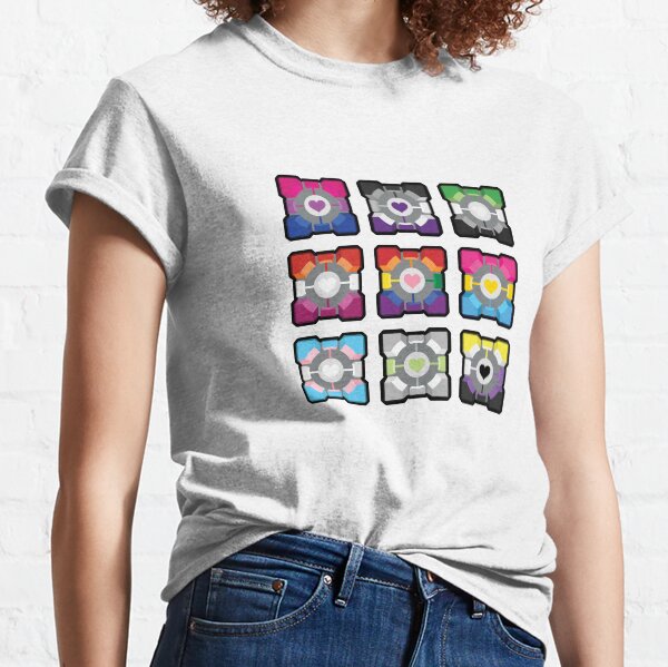 Item preview, Portal 2 PRIDE Collection Companion Cube designed and sold by MooseGBT.