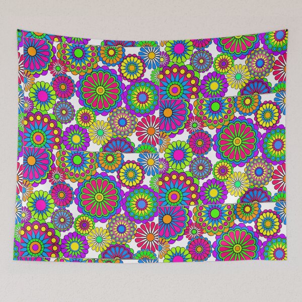 Item preview, Happy Hippy Flowers designed and sold by Alondra.