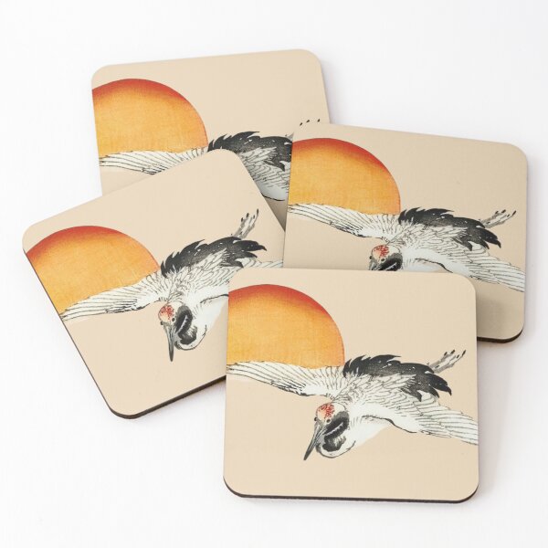 Item preview, Flying crane by Kōno Bairei (1844-1895) Digitally enhanced by WatermarkNZ Press designed and sold by CristalleLisa.