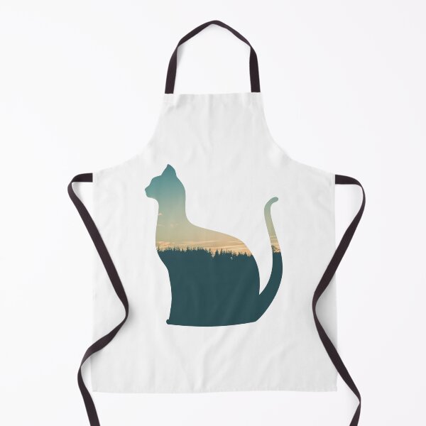 Item preview, Colorful Forest Trees Under Calm Sky Cat | Colorful Cat designed and sold by BopleDesigns.