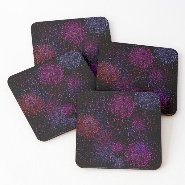 Item preview, Firework (red, blue and purple) designed and sold by Artistgirl202.