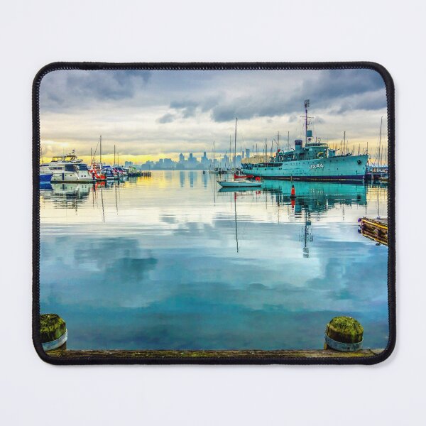Item preview, View from Williamstown across Hobsons Bay to Melbourne designed and sold by Steven Jodoin.