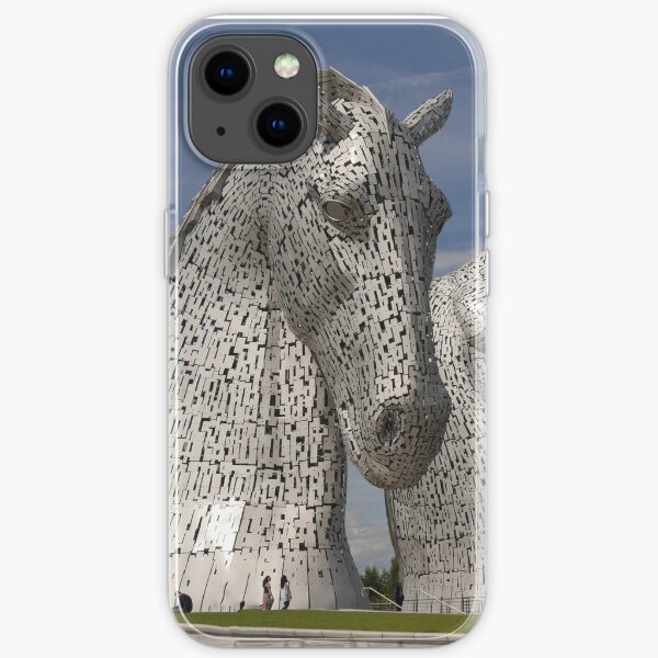 the Kelpies, Helix Park, Falkirk , Scotland iPhone Soft Case