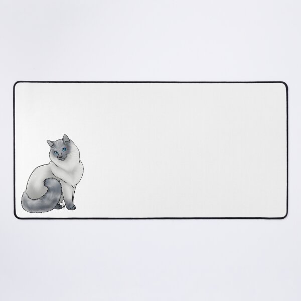 Item preview, Cat - Balinese Cat - Blue designed and sold by Jennifer Stolzer.
