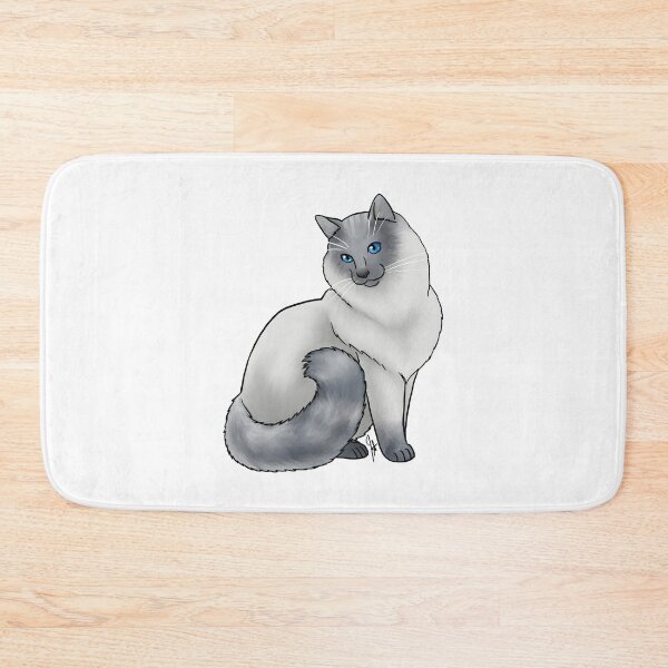 Artikelvorschau, Katze - Balinesenkatze - Blau entworfen und verkauft von Jennifer Stolzer.