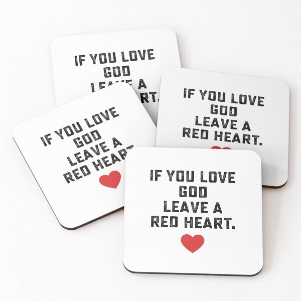 Item preview, if you love god leave a red heart designed and sold by hasanmasud.