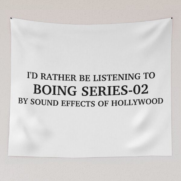 Item preview, i'd rather be listening to boing series-02 bumper sticker designed and sold by kotonok0.