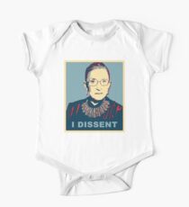 Notorious RBG I DISSENT Short Sleeve Baby One-Piece