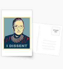 Notorious RBG ich entbehre Postkarten