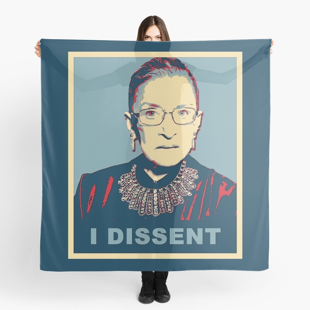 Notorious RBG I DISSENT Scarf