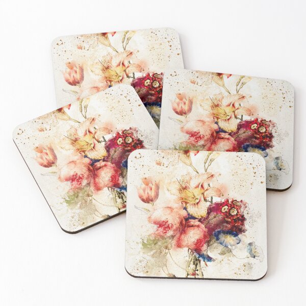 Item preview, Abstract Flowers Pattern designed and sold by RED FIR.