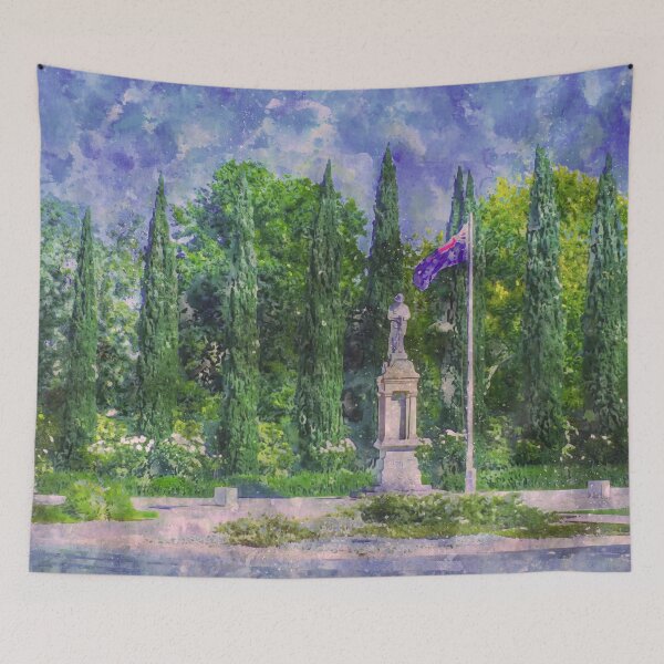 Item preview, World War One Memorial at Dunkeld Watercolor designed and sold by Steven Jodoin.