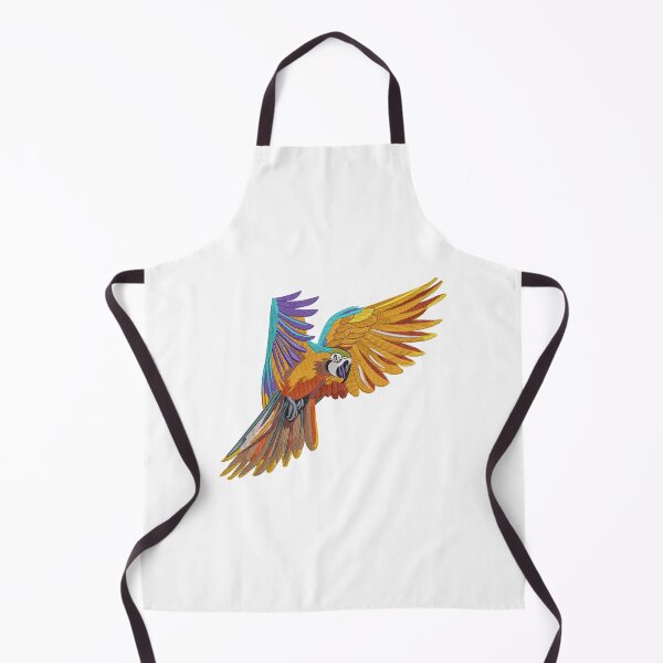 Item preview, Colorful Parrot Embroidery designed and sold by Cre8iveSkill.